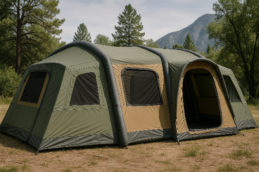 large inflatable tent